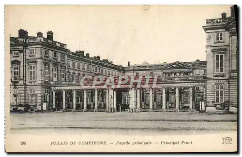 Ansichtskarte AK Palais De Compiegne Facade Principale