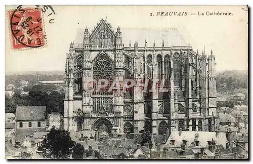 Cartes postales Beauvais La Cathedrale