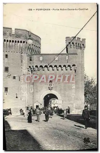Cartes postales Perpignan Porte Notre Dame du Castillet