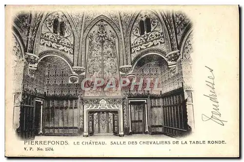 Cartes postales Pierrefonds Le Chateau Salle Des Chevaliers de la Table Ronde