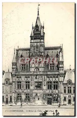 Cartes postales Compiegne L&#39Hotel De Ville