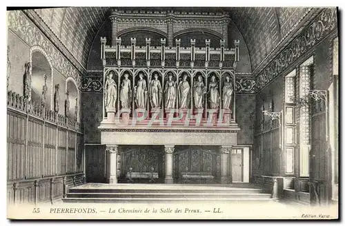 Cartes postales Pierrefonds Le Chateau de la Salle des Preux