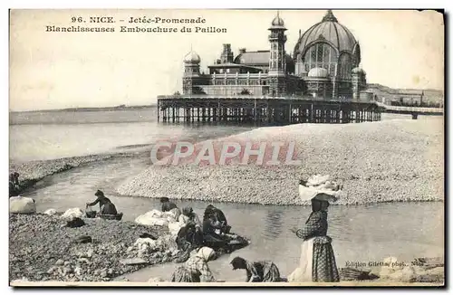 Cartes postales Nice Jetee Promenade Blanchisseuses Embouchure du Paillon