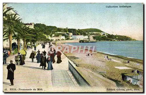 Cartes postales Nice Promenade du Midi