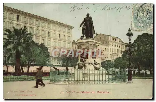 Cartes postales Nice Statue de Massena