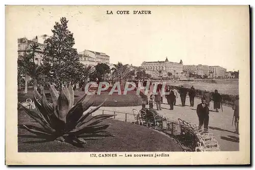 Cartes postales Cannes Les Nouveaux jardins