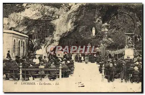 Cartes postales Lourdes La Grotte