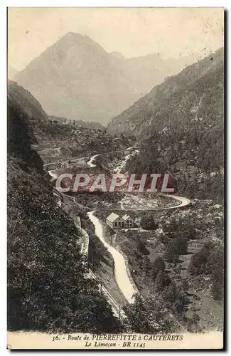 Cartes postales Route de Pierrefitte a Cauterets Le Limacon