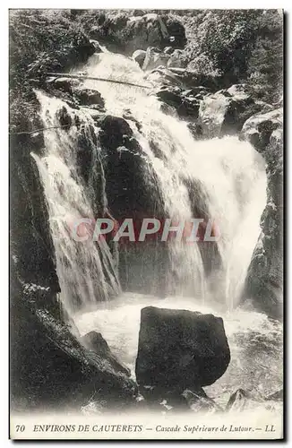 Ansichtskarte AK Environs De Cauterets Cascade Superieure de Lutour