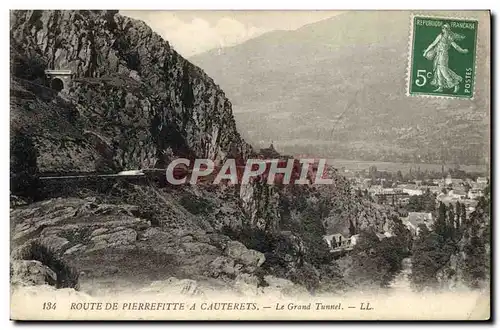 Cartes postales Route De Pierrefitte A Cauterets Le Grand Tunnel