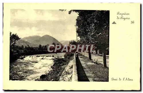 Cartes postales Bagneres De Ligorre Quai de l&#39Adour