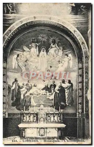 Cartes postales Lourdes Masaiques L&#39Assomption