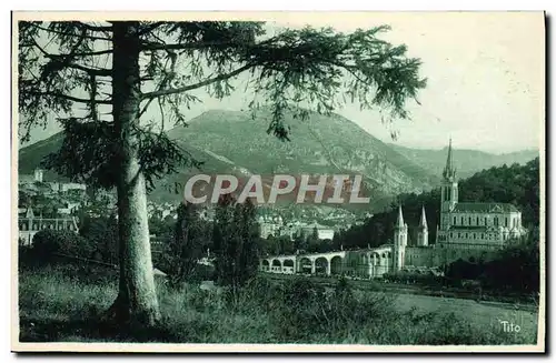 Cartes postales Lourdes la basilique