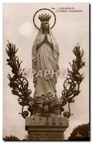 Cartes postales Lourdes La Vierge Couronnee