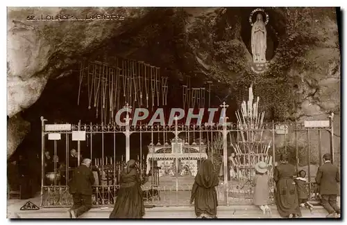 Cartes postales Lourdes La Grotte