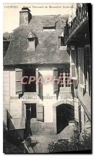 Ansichtskarte AK Lourdes Maison Paternelle de Bernadette Soubirous