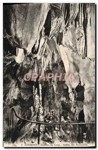 Ansichtskarte AK Lourdes Grottes du Loup Salles des statuettes