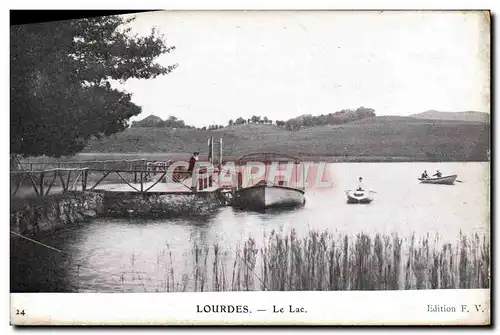 Cartes postales Lourdes Le Lac Barques