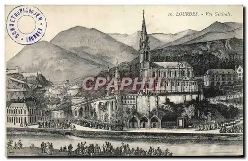 Cartes postales Lourdes Vue Generale