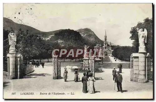 Cartes postales Lourdes Entree de L&#39Esplanade