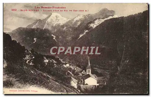 Cartes postales Eaux Bonnes Village D'Aas Et Pic de Ger