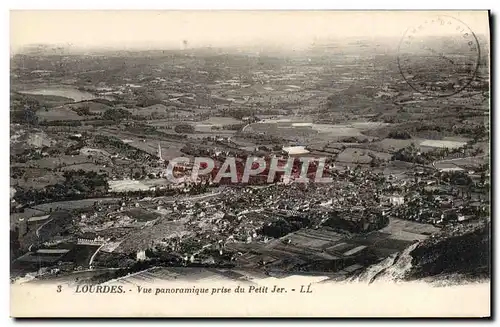 Cartes postales Lourdes Vue Panoramique Prise du Petit Jer