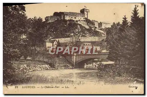 Cartes postales Lourdes Le Chateau Fort