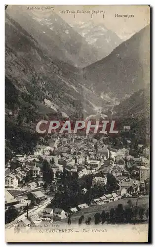 Cartes postales Cauterets Vue generale