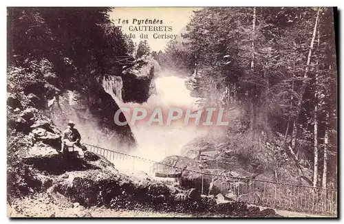 Ansichtskarte AK Cauterets Cascade Du Cerisey