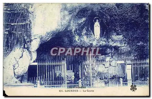 Cartes postales Lourdes La Grotte