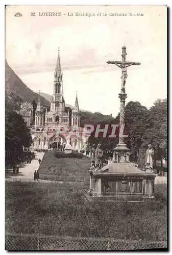 Ansichtskarte AK Lourdes La Bailique et la Calvaire