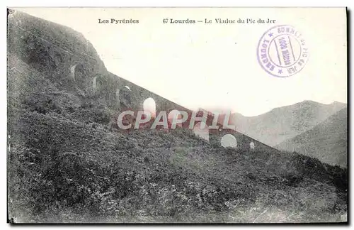 Cartes postales Lourdes Le Viaduc du Pic du Jer