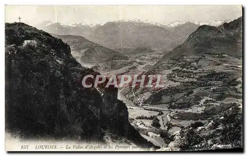 Cartes postales Lourdes La Vallee d&#39Argeles et les Pyrenees