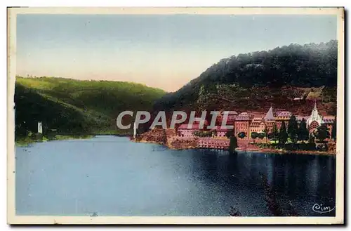 Cartes postales L&#39hospice de la Deveze et le pont suspendu