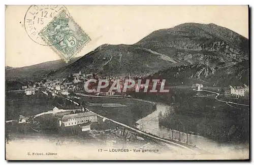 Cartes postales Lourdes Vue Generale