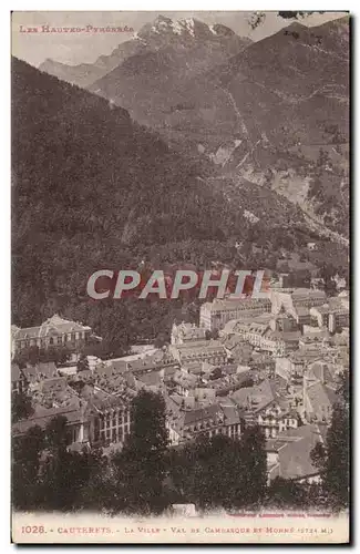 Cartes postales Cauterets La Ville Val de Cambasque et Monne