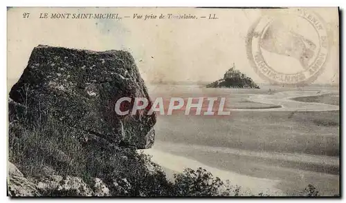 Cartes postales Le Mont Saint Michel Vue prise de Tombelaine