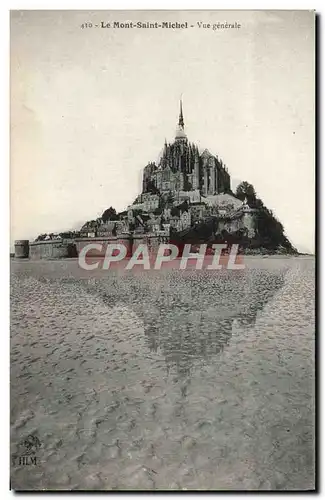 Cartes postales Le Mont Saint Michel Vue Generale