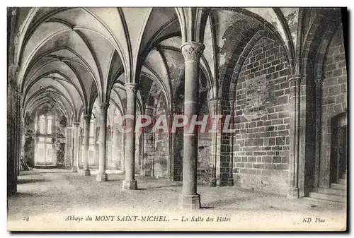 Cartes postales Mont St Michel La Salle des Hotes