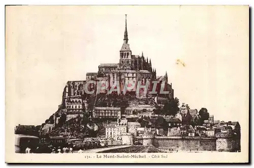 Cartes postales Mont St Michel Cote Sud