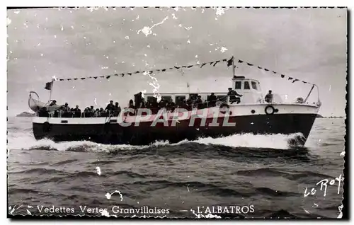 Cartes postales moderne Vedettes vertes granvillaises L&#39Albatros Bateau Granville