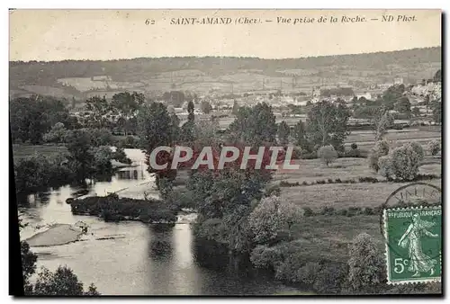 Cartes postales Saint Amand Vue Prise de la roche