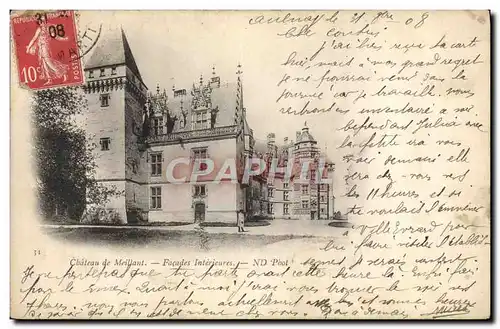 Cartes postales Chateau de Meillant Facades interieures