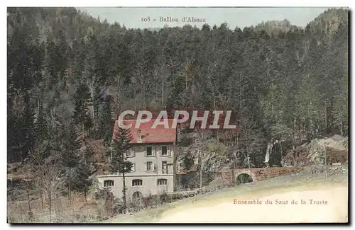 Cartes postales Ensemble du saut de la truite Poisson