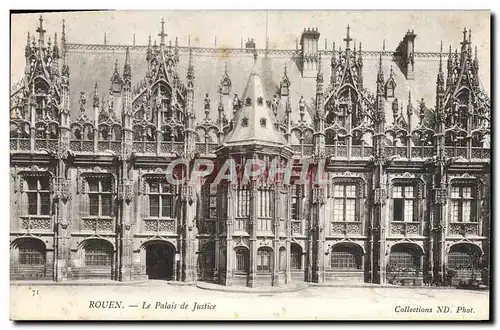 Cartes postales Rouen Palais de Justice