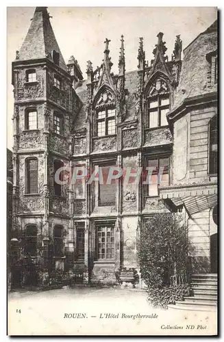 Cartes postales Rouen Hotel Bourgtheroulde