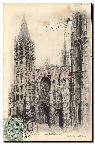 Cartes postales Rouen La Cathedrale