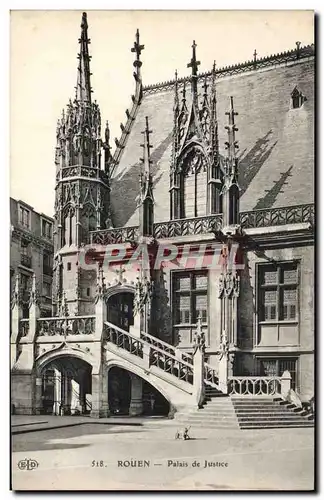 Cartes postales Rouen Le Palais de Justice