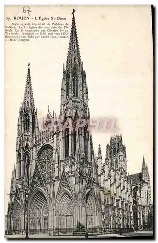 Cartes postales Rouen L&#39Eglise Saint Ouen