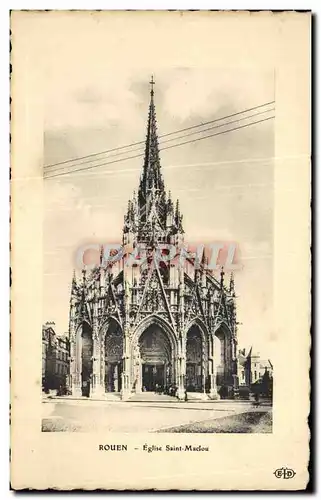 Cartes postales Rouen Eglise Saint Maclou